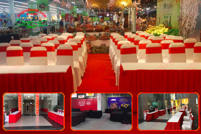 saigonbooth chuyên cho thuê bàn sự kiện 1.5*0.5 (m) tại khu vực TP.HCM