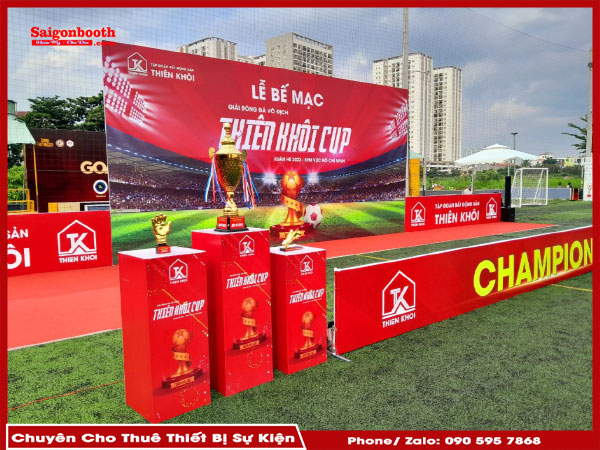 Saigonbooth Cho Thuê Thiết Bị Tổ Chức Giải Bóng Đá - Hình Ảnh 9