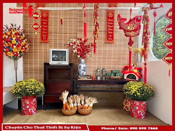 Trang Trí Tết Nhà Hàng Giá Rẻ 3